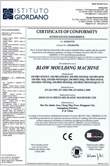 CE certification of EU