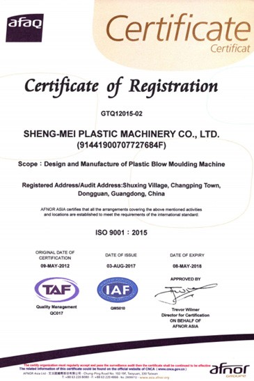 Awarded ISO9001 certification