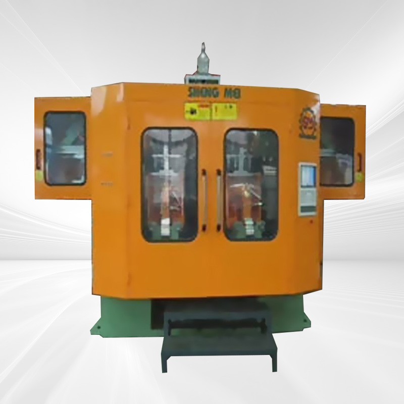 Blow molding machine for thick bottle bo